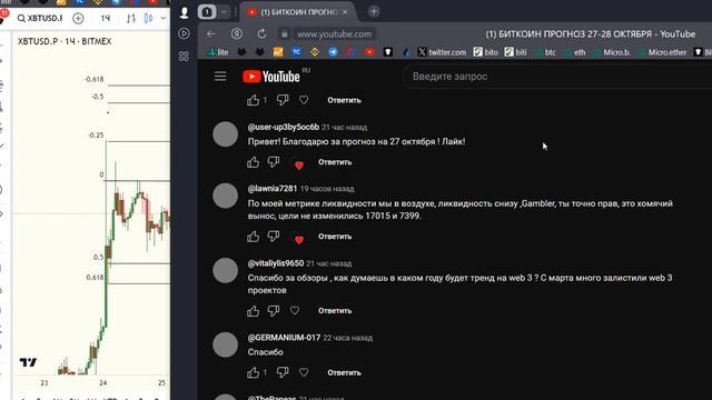 БИТКОИН ПРОГНОЗ 28-29 ОКТЯБРЯ смотреть онлайн