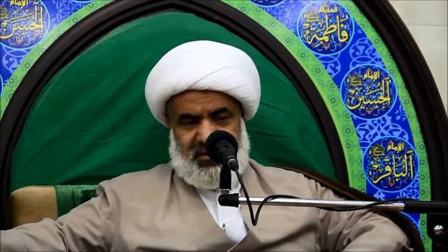 العلامة الشيخ علي الدهنين _الليالي الفاطميه حسينية الحاج علي ابن الشيخ смотреть онлайн