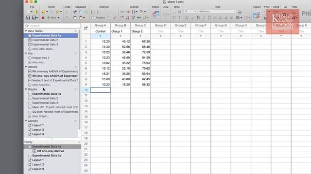 How to access and navigate key information for your projects in GraphPad Prism смотреть онлайн