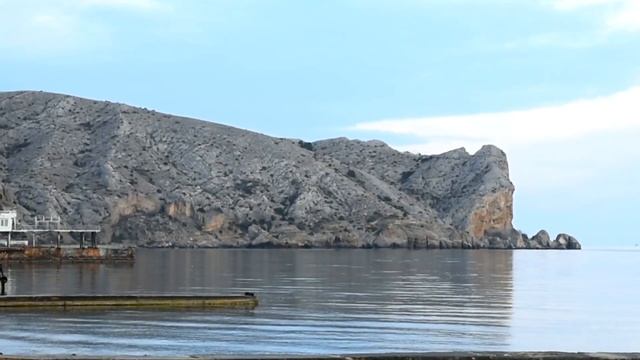 Набережная Судака вечером: море, тишина... смотреть онлайн
