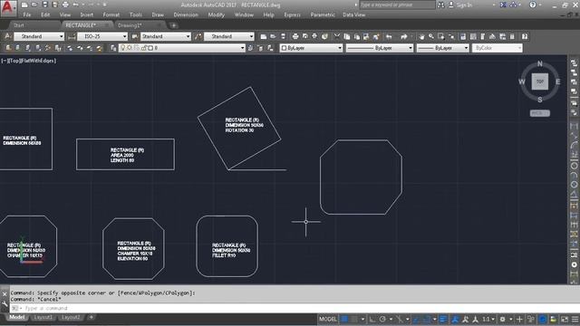 AutoCAD Rectangle command hidden features by Shahryar | Desigmo-PC смотреть онлайн