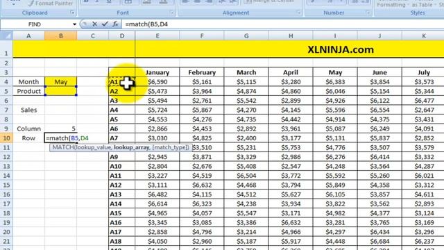 The Index function for finding a value buried in an avalanche of data in Excel смотреть онлайн