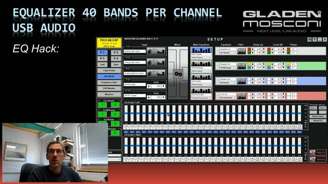 EQ with 40 band for each speaker / USB Audio connection (english) смотреть онлайн
