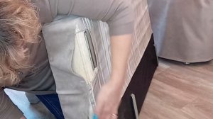 Как сшить чехол на диван своими руками. 2 часть. Результат.