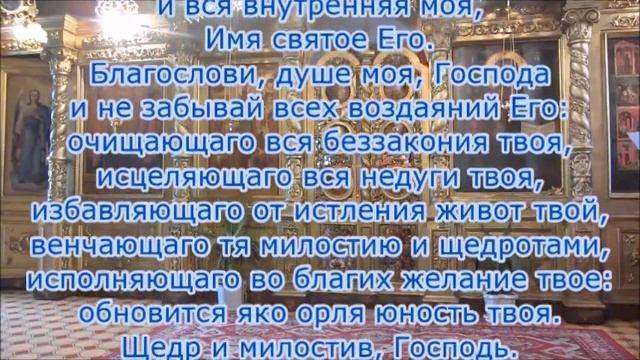 Благослови, душе моя, Господа, смотреть онлайн