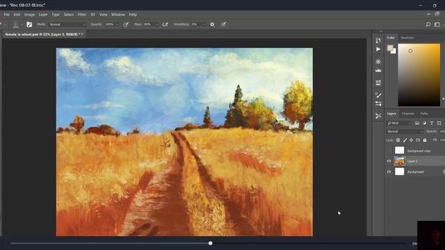 How To Paint Traditional Impressionism With Photoshop CS   Cool Brushes