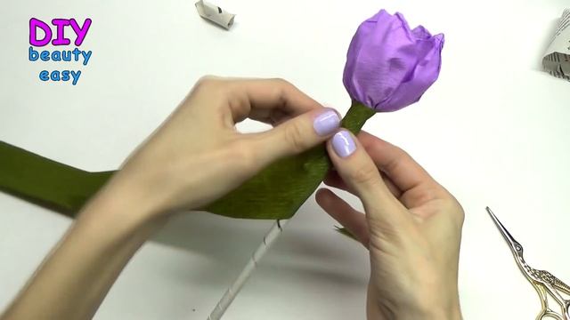 DIY crafts - How to make beautiful paper tulip flowers / easy paper crafts / DIY beauty and easy смотреть онлайн
