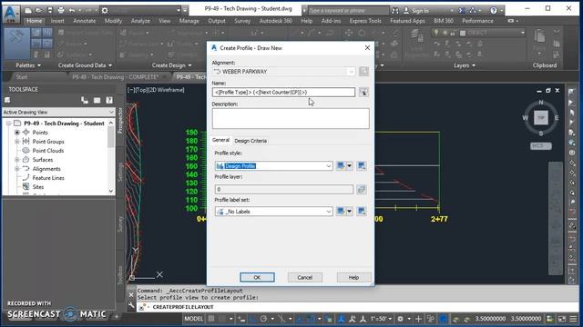 Creating a Design Profile in Civil 3D смотреть онлайн