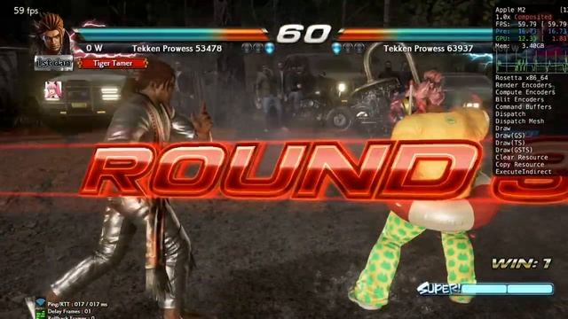 Tekken 7 (Steam) on Apple Silicon M2 (Mac Mini) Using Game Porting Toolkit смотреть онлайн