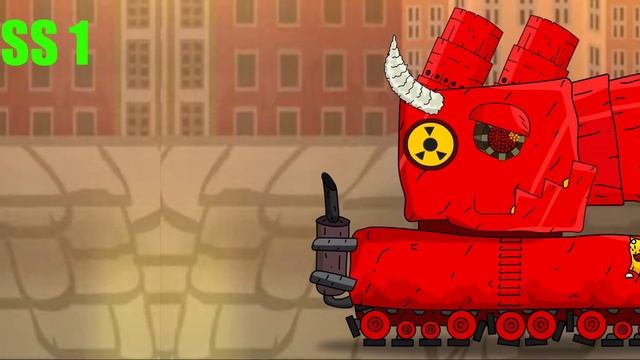 SOVIET TANK TURTLE VS TOP 1 MONSTER IN THE WORLD OF TANKS / mega battle - cartoons about tanks смотреть онлайн