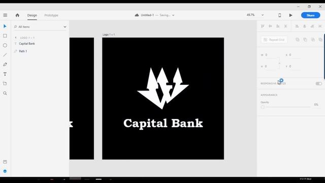 How to create the logo in Adobe XD смотреть онлайн