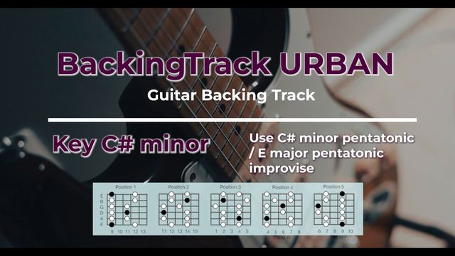 Urban Soul: Backing Track in C#m for Improvisation #BackingTrack #Guitar смотреть онлайн
