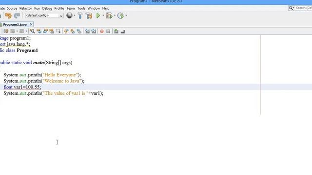 Java: Basic Concept of Java, main() function, Output, Data Types, Variables смотреть онлайн
