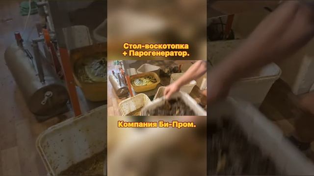 Стол - воскотопка "Профи" + Парогенератор ВРП 12. Топка воска. смотреть онлайн