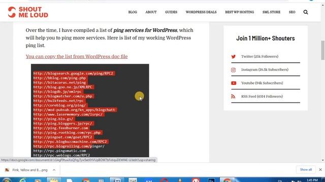 How to Create an Effective Ping List for WordPress - Urdu Tutorial for WP | ghr service academy смотреть онлайн