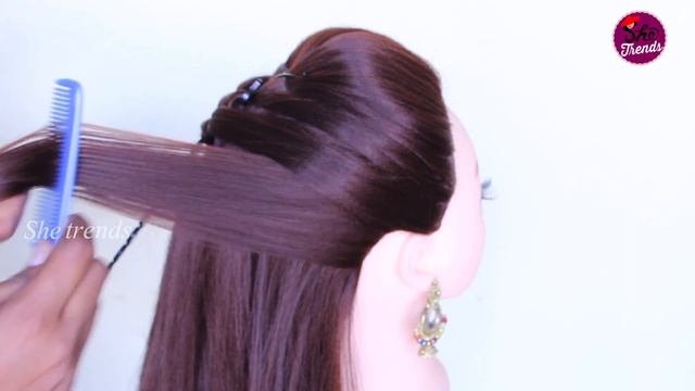 Beautiful French braid Hairstyle using Tool - Unique Hairstyle ideas for party | Hairstyle girl смотреть онлайн