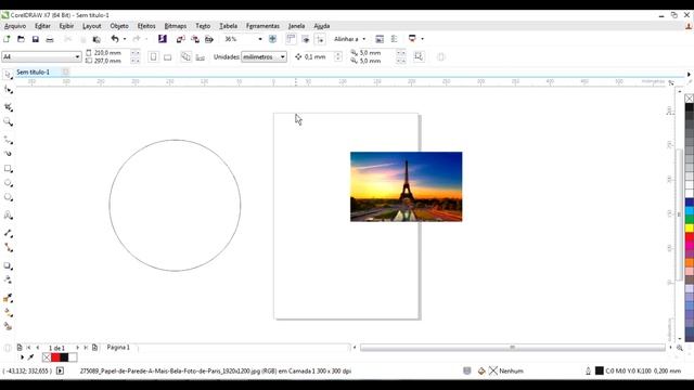 CorelDraw - Inserir imagem no círculo e multiplicar elementos смотреть онлайн