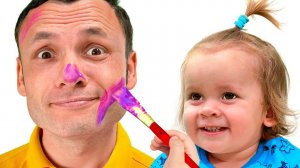 Поиграем в кисти и краски: Майя и Маша