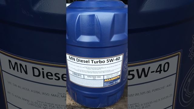 Обзор моторного масла MANNOL MN Diesel turbo 5W-40! в процессе эксплуатации 8000т.км. смотреть онлайн
