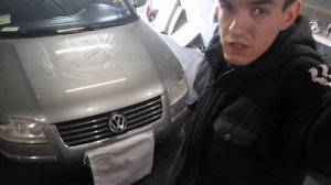 Volkswagen Passat B5+ Часть 1 , Замена штатной линзы , чистка фар , покраска фар , замена ламп