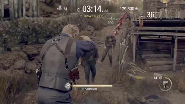 Resident Evil 4 The Mercenaries ранг S+ за Вескера смотреть онлайн