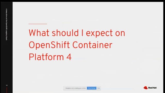 Deep Dive on the OpenShift Logging-Stack Gabriel Ferraz Stein Red Hat | OpenShift Commons Briefing смотреть онлайн