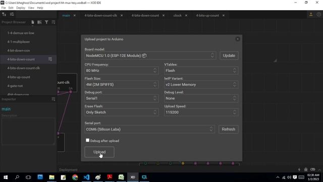 XOD | MULTITASKING AND 4 BIT BINARY COUNTER with XOD.io Visual ProgramESP32 / ESP 8266 / ARDUINO смотреть онлайн