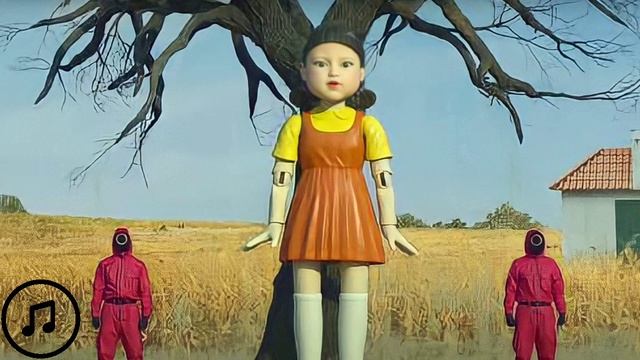 песня куклы из игры в кальмара | doll song squid game lyrics | Игра в кальмара кукла поет смотреть онлайн