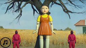 песня куклы из игры в кальмара | doll song squid game lyrics | Игра в кальмара кукла поет