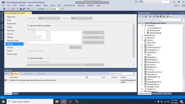 SOLVED Unable to find manifest signing certificate in the certificate store смотреть онлайн