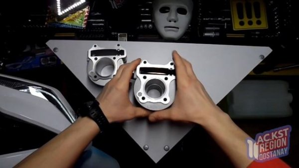 Цилиндро поршневая группа на двигатель 139QMB 4т скутер