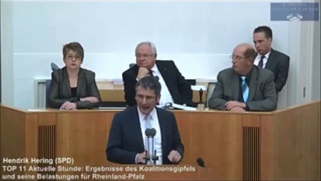 Hendrik Hering zu den Auswirkungen der Koalitionsbeschlüsse auf RLP Teil 2 смотреть онлайн