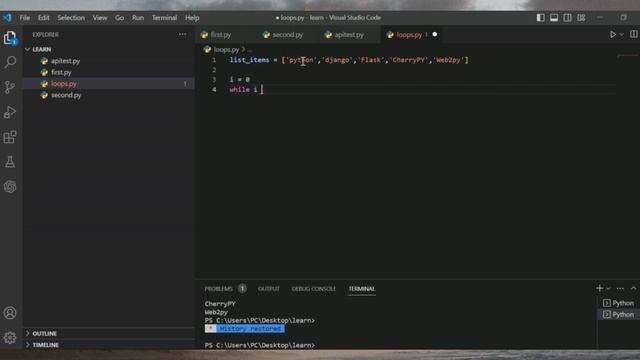 Loops in Python смотреть онлайн