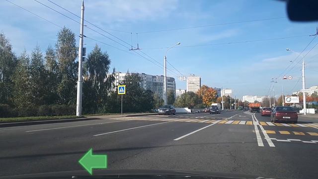 Маршрут для сдачи экзамена в ГАИ №26 часть 4 г.МИНСК (ул.Семашко, выезд налево-МКАД) ГАИ Семашко смотреть онлайн