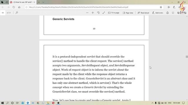 How to use JSP and Servlet with web.xml смотреть онлайн
