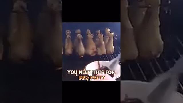 Подставка для куриных ножек и крылышек в духовку, гриль, BBQ, мангала смотреть онлайн