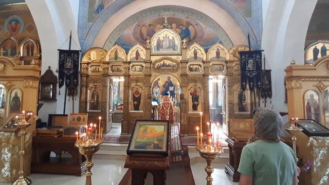 Чтение Евангелия в день свят. пророка ИЛИИ. 02.08.23г. Храм Покрова Богородицы. Г. Уссурийск.Прим.к смотреть онлайн