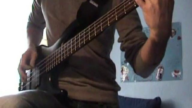 Hoobastank - Crawling In The Dark Bass Cover смотреть онлайн