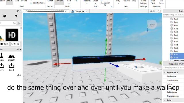 how to make a wall hop in roblox смотреть онлайн