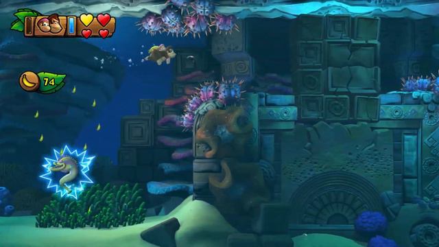 Donkey Kong Country Tropical Freeze: 4-1 Deep Keep (Secret Exit) [1080 HD] смотреть онлайн