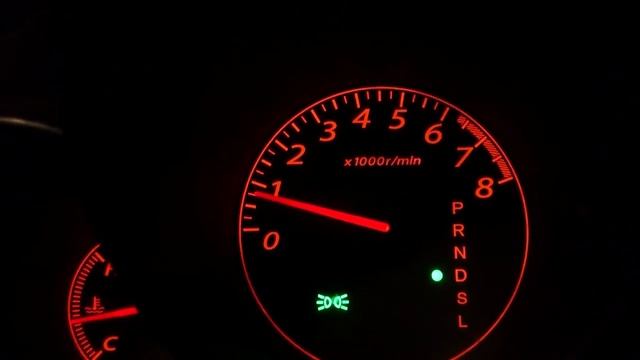 Honda Airwave GJ2 Реакция тахометра на переключение передач. После прошивки ЭБУ. смотреть онлайн