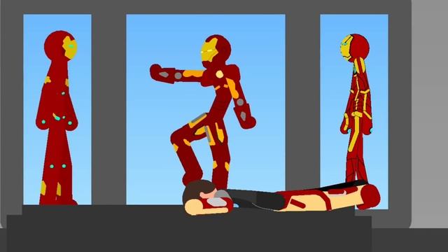 Iron Man’s new suit | Stick Nodes смотреть онлайн