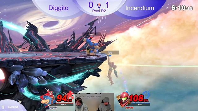 Festigames - Tournoi Smash | Pool R2 | Diggito (Wario, Banjo) vs Incendium (Samus) смотреть онлайн