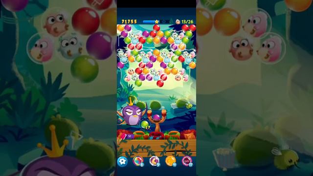 Angry Birds Pop Bubble Shooter-Level 710 3 STARS NO BOOSTERS #angrybirdspopbubbleshooter смотреть онлайн