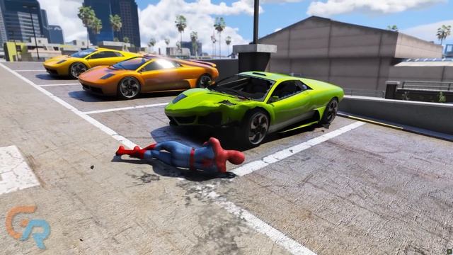 GTA 5 Spider-Man Funny Fails Moments | Spiderman Funny Radolls #1 смотреть онлайн