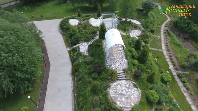 Санаторий «Ревиталь Парк» (Московская область) с высоты птичьего полёта смотреть онлайн