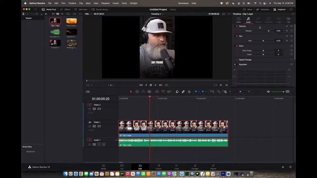 How To Decrease Volume | DaVinci Resolve 18 Tutorial смотреть онлайн