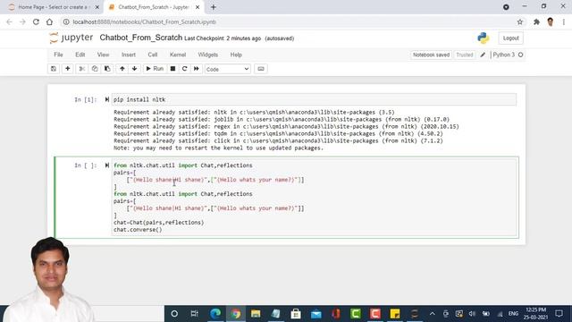 Python Chat Bot from Scratch Part 5 смотреть онлайн