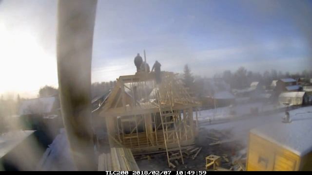 Строительство садового дома 4х6 м. с мансардой. смотреть онлайн