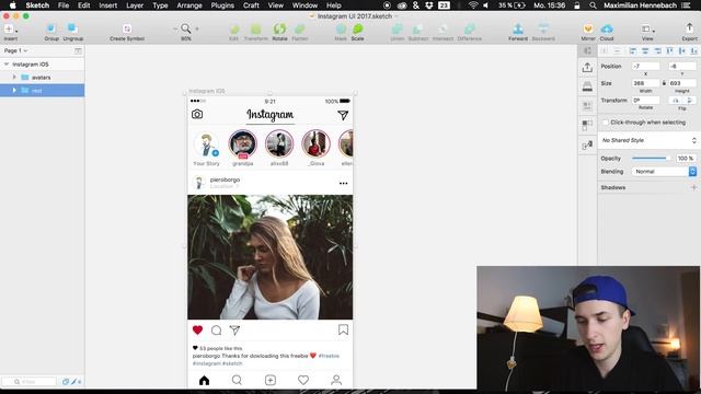 Instagram Scroll Animation • UI/UX Animations with Principle & Sketch (Tutorial) смотреть онлайн